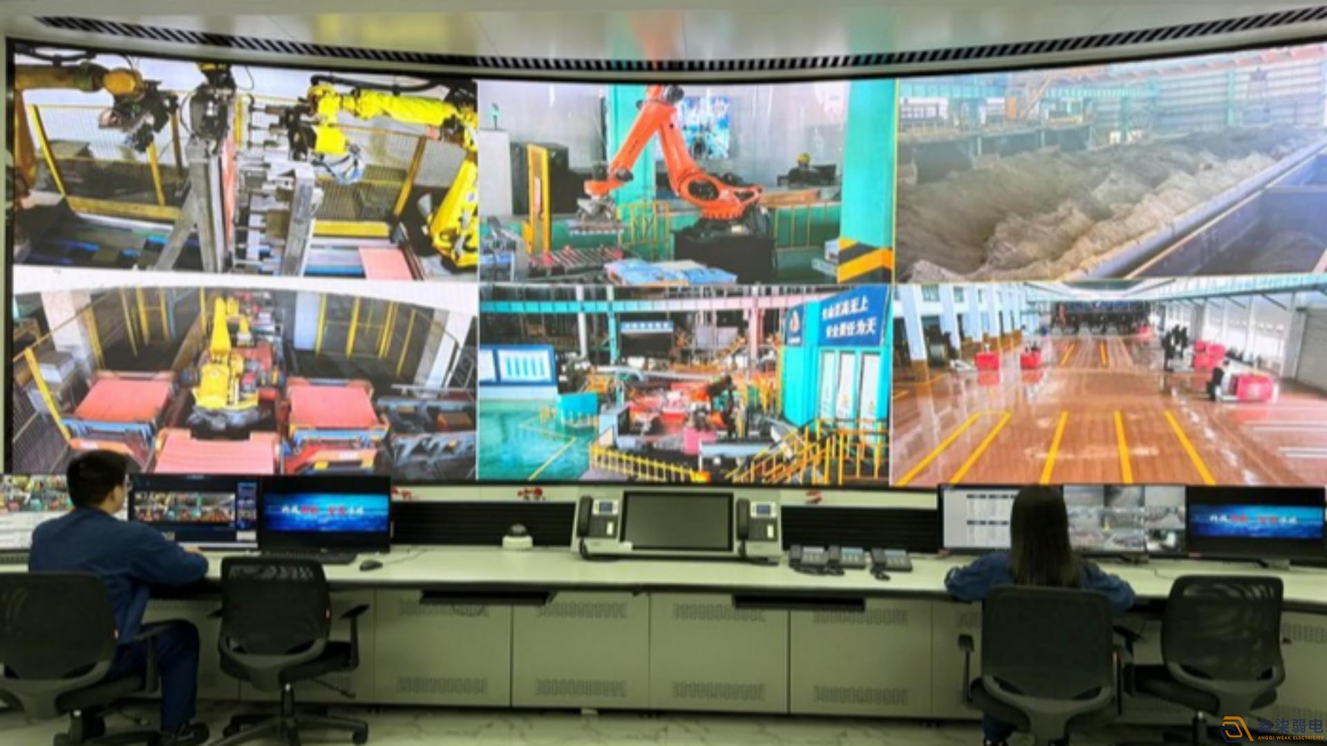 工廠車間生產(chǎn)監(jiān)控大屏安裝