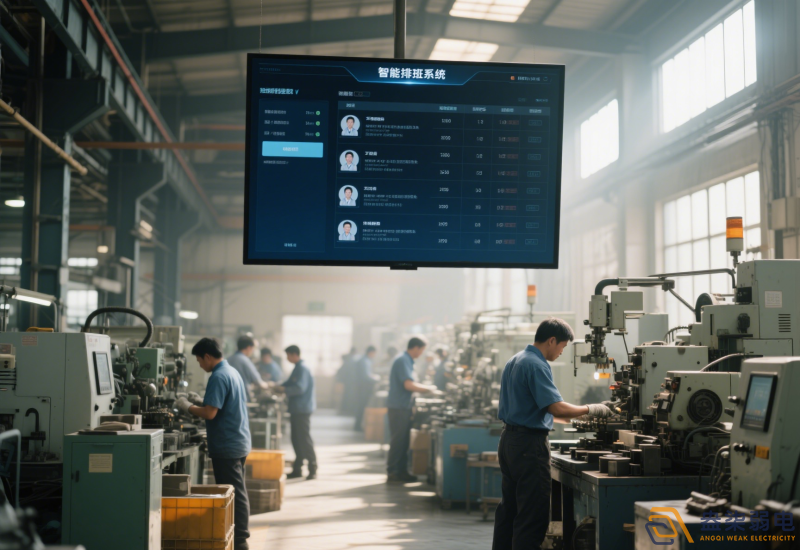 工廠車間—智能排班系統的作用